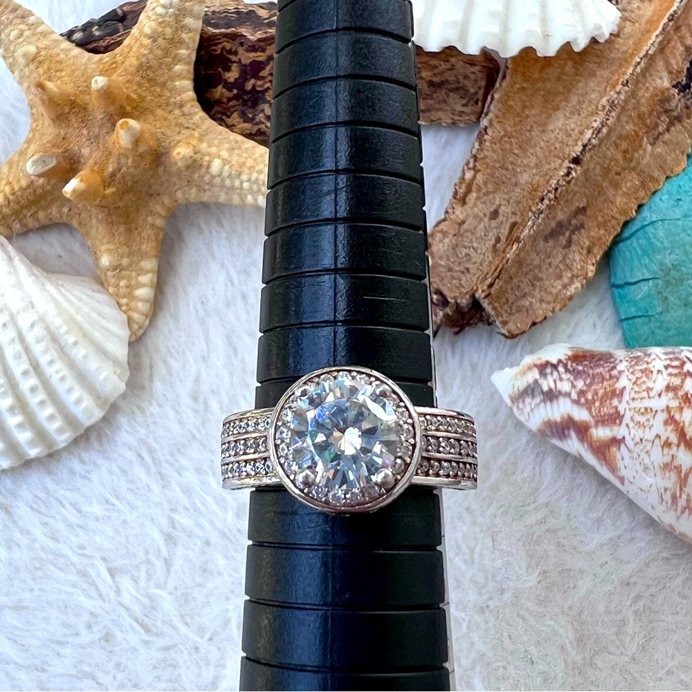 “LS” Cubic Zirconia 925 Ring